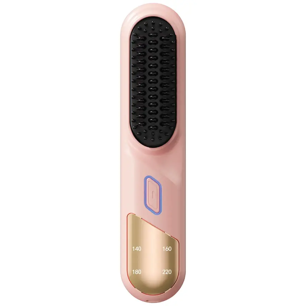 Porodo Lifestyle 4000mah Wirelss Hair StraightenerPink