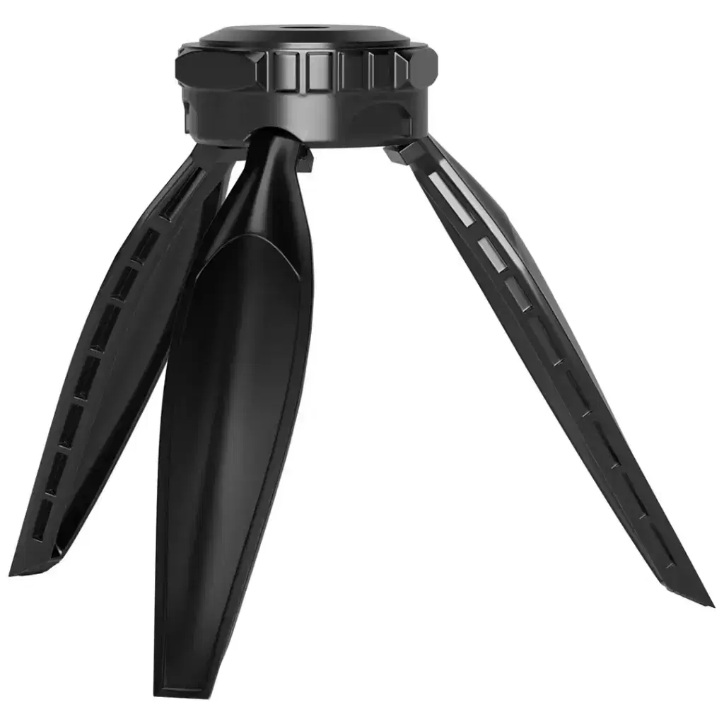 Porodo Lifestyle Vlogging Light with Tripod & Shutter Button - Black