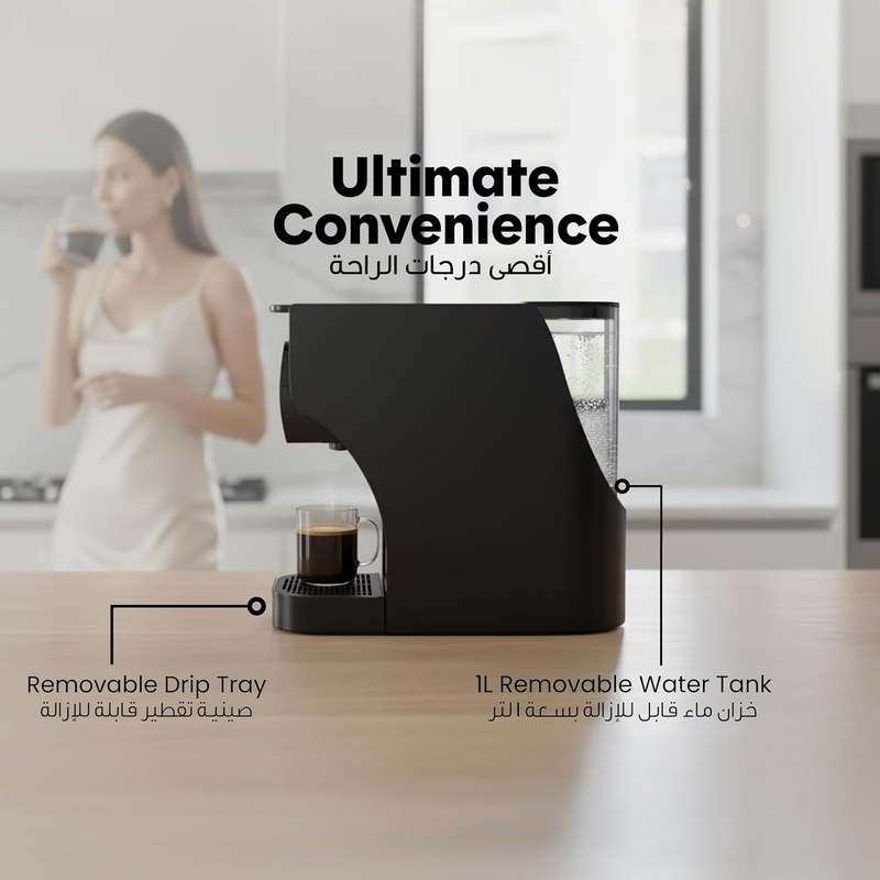 LePresso Trezza 3 In 1 Capsule Coffee Maker
