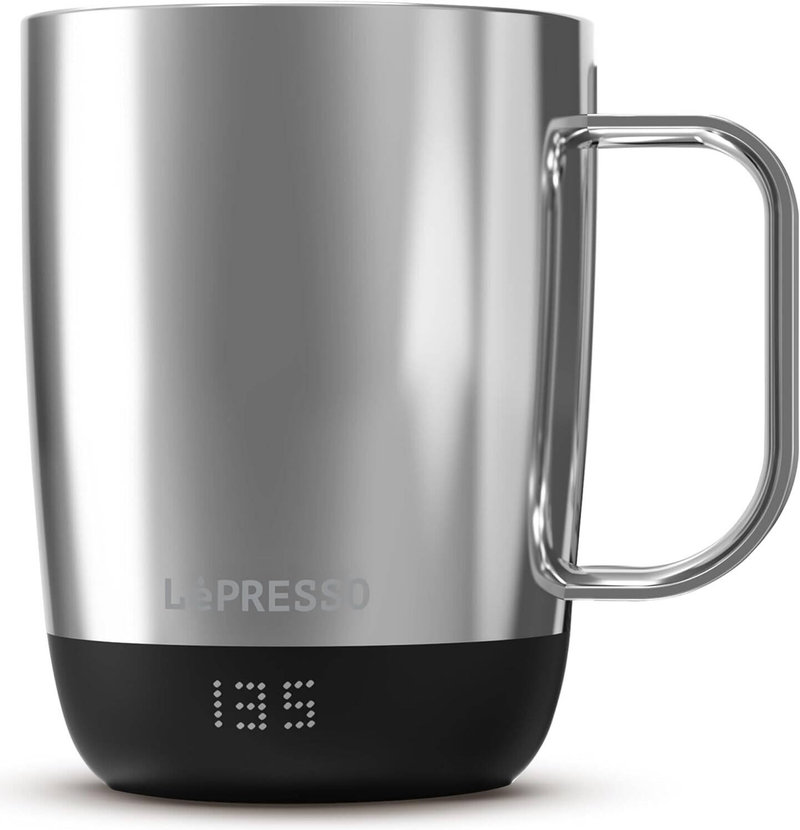 LePresso Aurelio 300ml Ceramic Mug with Temperature Control Base