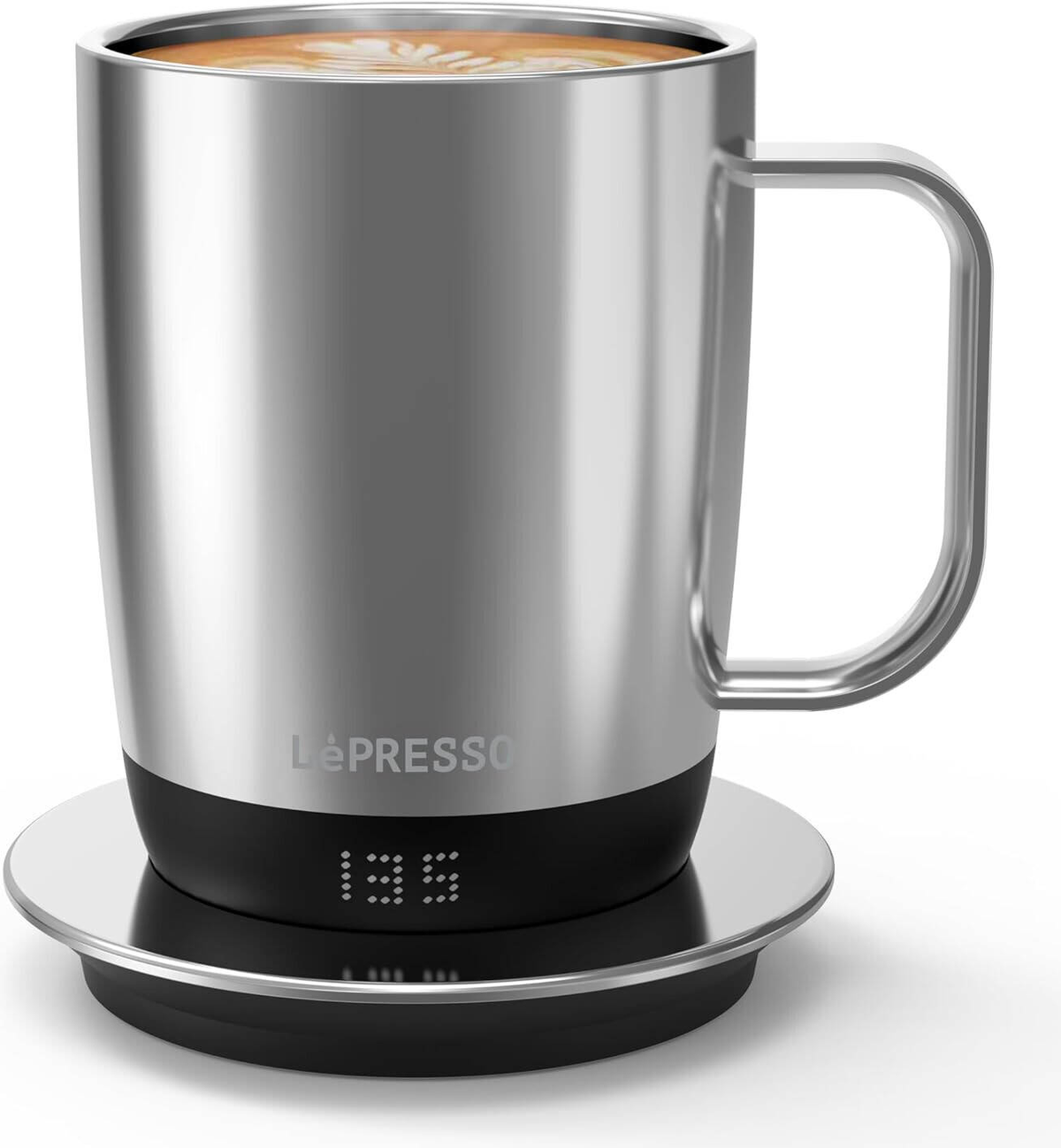 LePresso Aurelio 300ml Ceramic Mug with Temperature Control Base