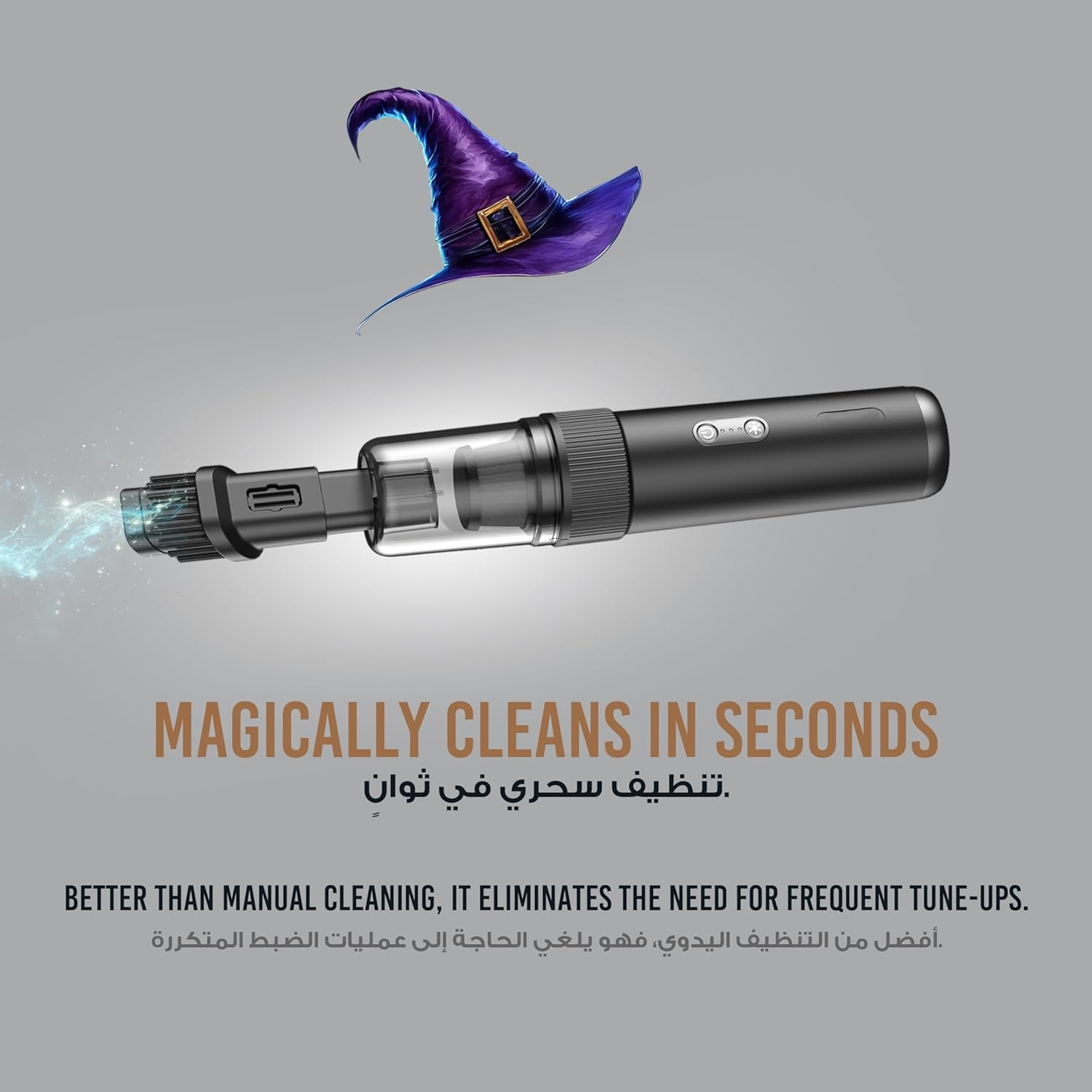 LePresso EspressoVac Portable 15000Pa Vacuum Cleaner (Suction & Blower) with Multip le Heads and Torch