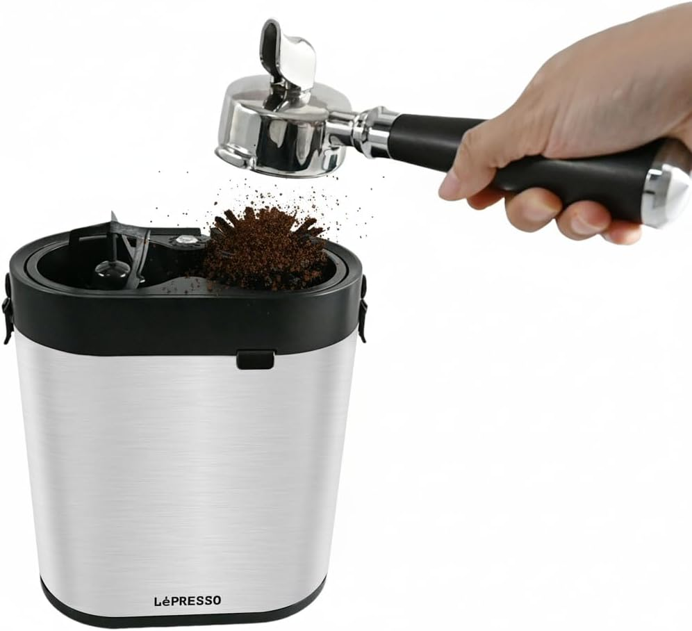 LePresso Sterilix Portafilter Cleaner Machine (51mm & 58mm) - Silver