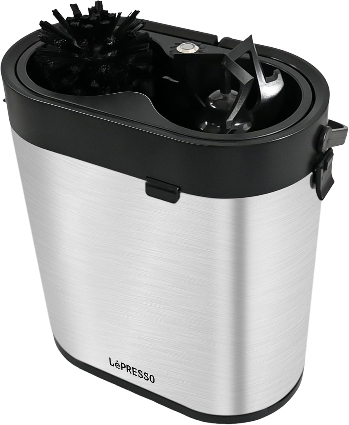 LePresso Sterilix Portafilter Cleaner Machine (51mm & 58mm) - Silver