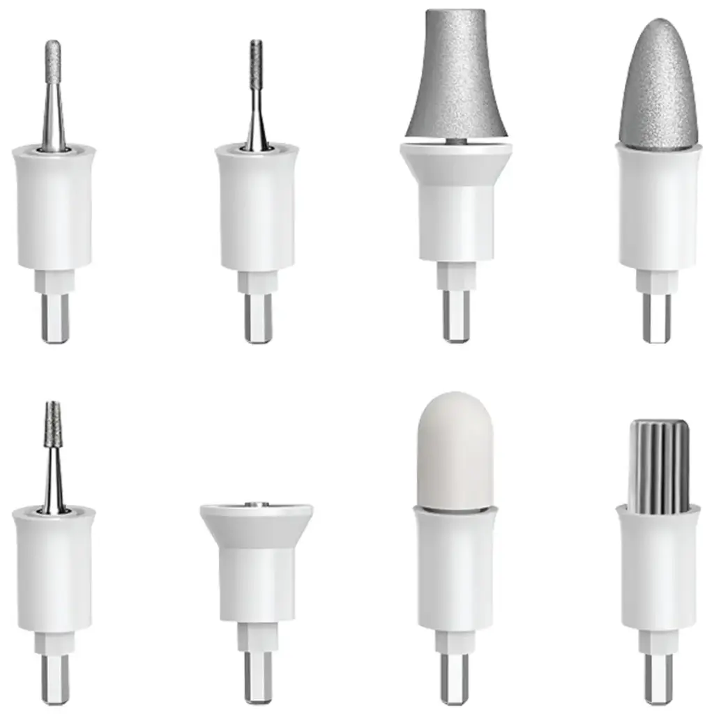 Porodo Lifestyle 8 in 1 Rechargeable Electric Nail Drill with 10 Speeds and LED Disp