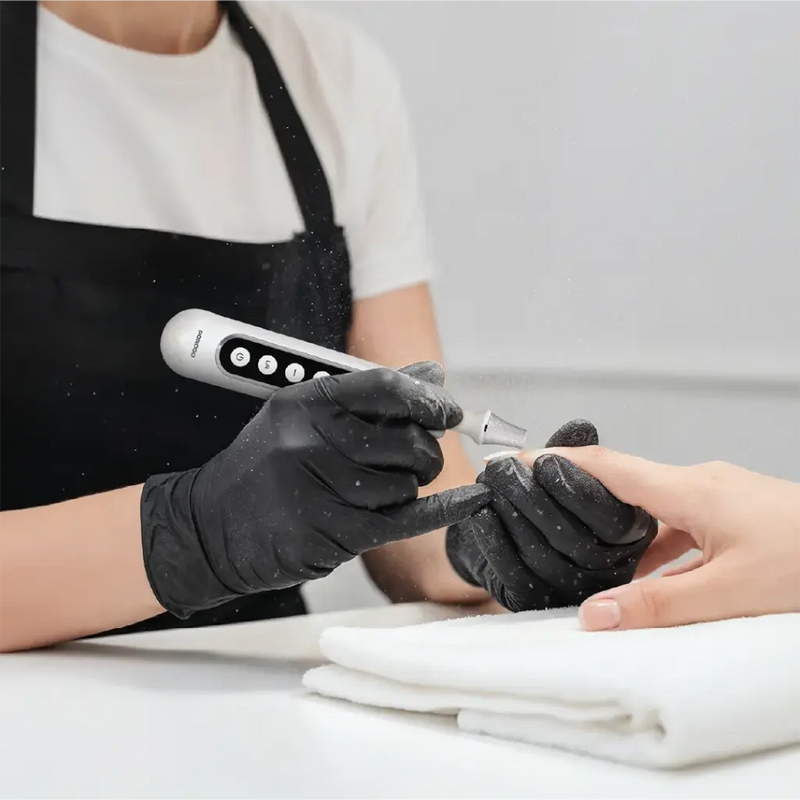 Porodo Lifestyle 8 in 1 Rechargeable Electric Nail Drill with 10 Speeds and LED Disp