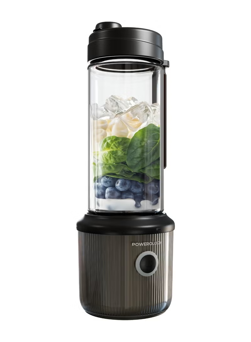 Powerology Press & Refresh Portable Blender 450ml 2500mAh 6 Blades 126W