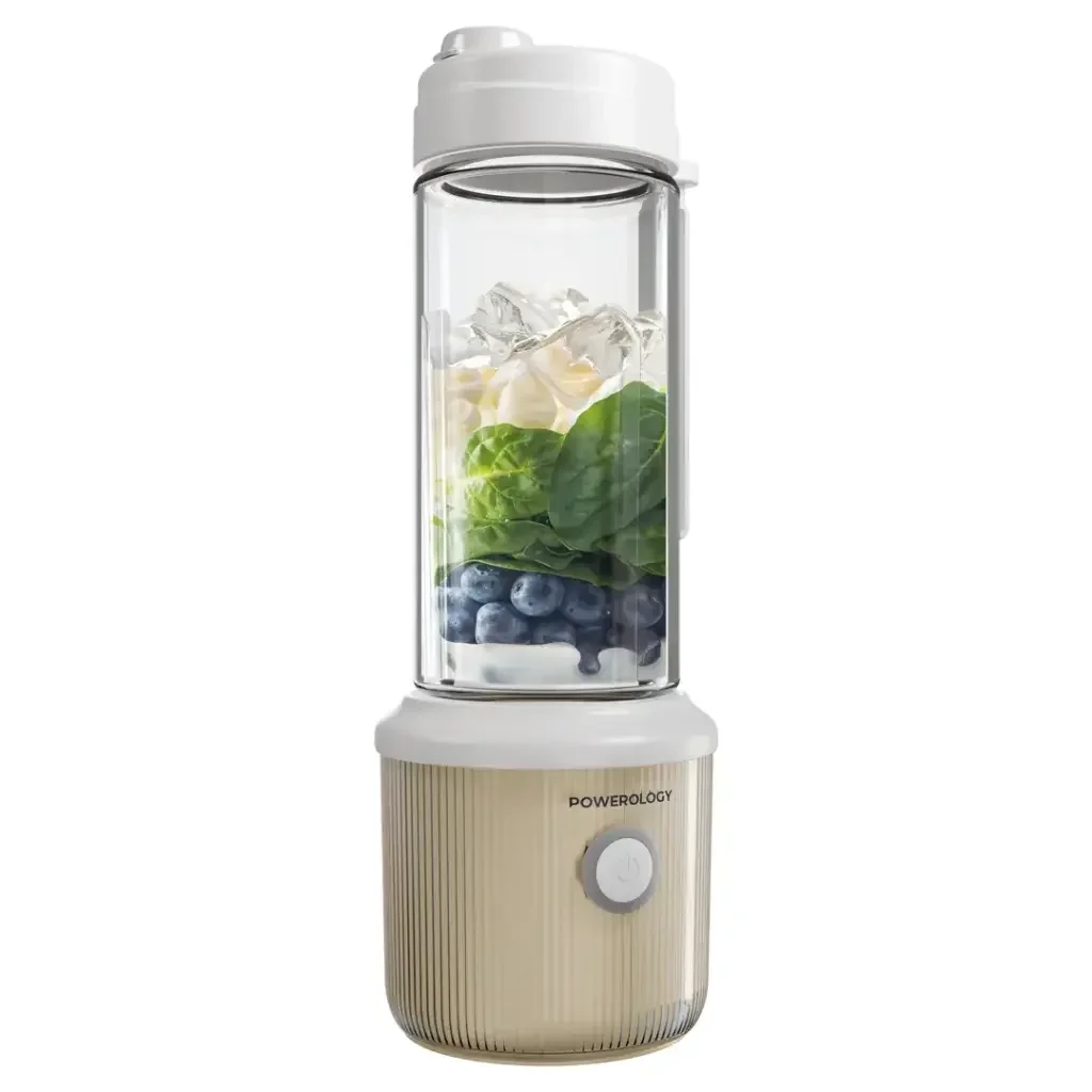 Powerology Press & Refresh Portable Blender 450ml 2500mAh 6 Blades 126W