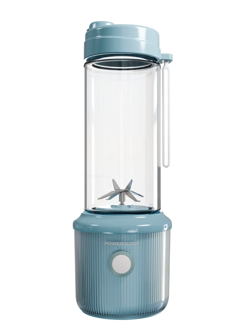 Powerology Press & Refresh Portable Blender 450ml 2500mAh 6 Blades 126W