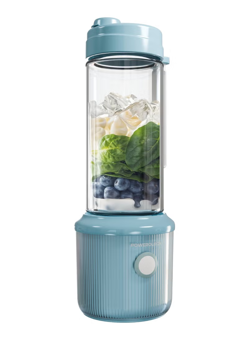 Powerology Press & Refresh Portable Blender 450ml 2500mAh 6 Blades 126W