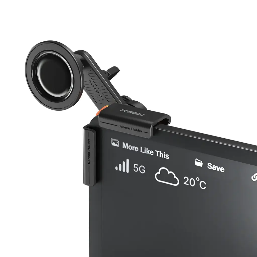 Porodo Clavomag Adjustable Magsafe Car Mount -  Black