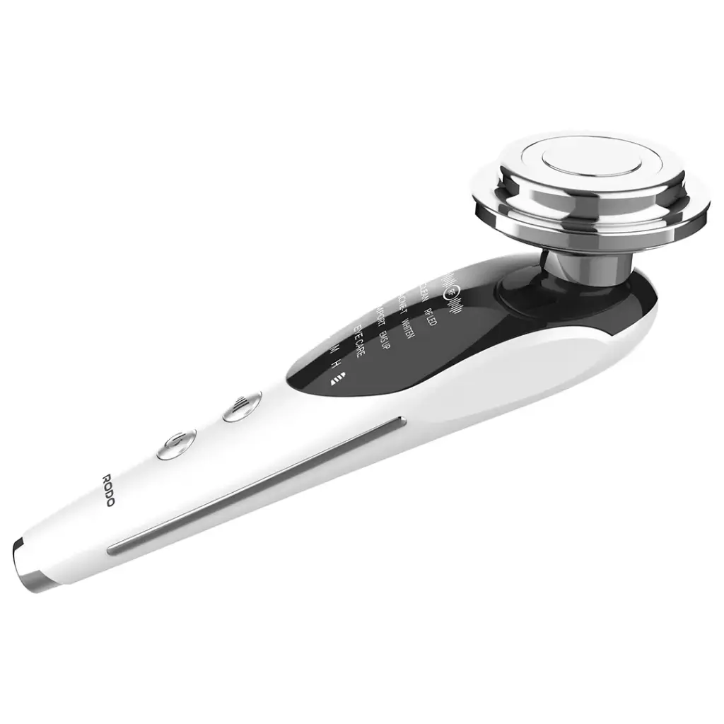 Porodo 7 in 1 Multifunction Beauty Facial massager- White