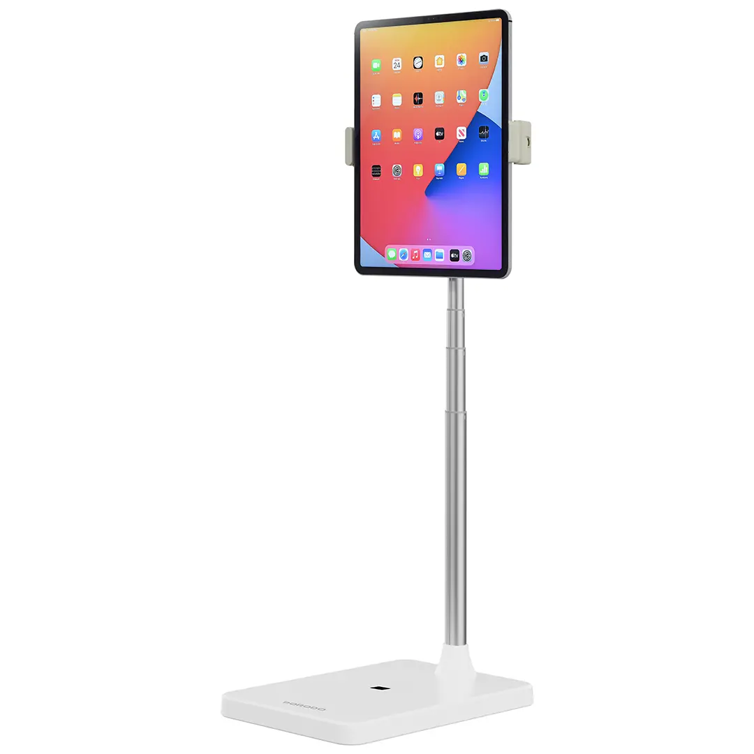 Porodo Multifunctional Phone & Tablet With Extendable Pole - White
