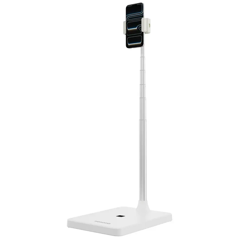 Porodo Multifunctional Phone & Tablet With Extendable Pole - White