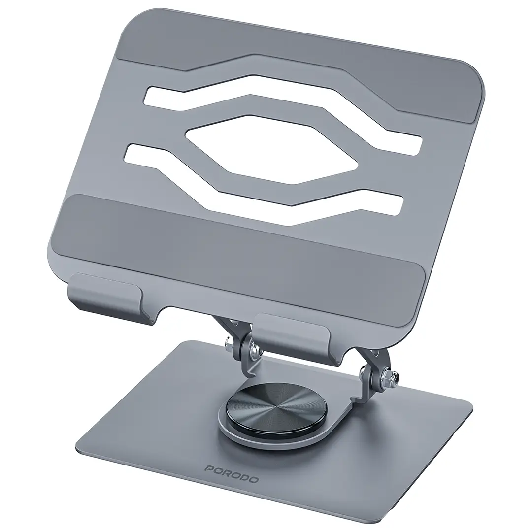 Porodo Zelo 360 Degree Rotatable Tablet Holder - Grey