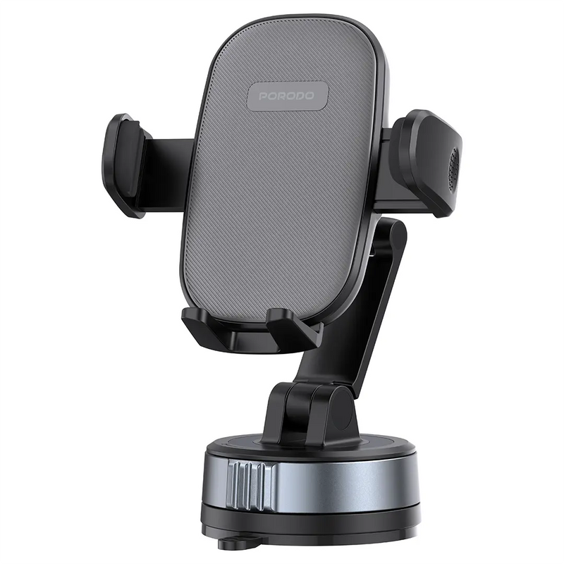 Porodo Robson Cradle Suction Car Phone Mount - Black