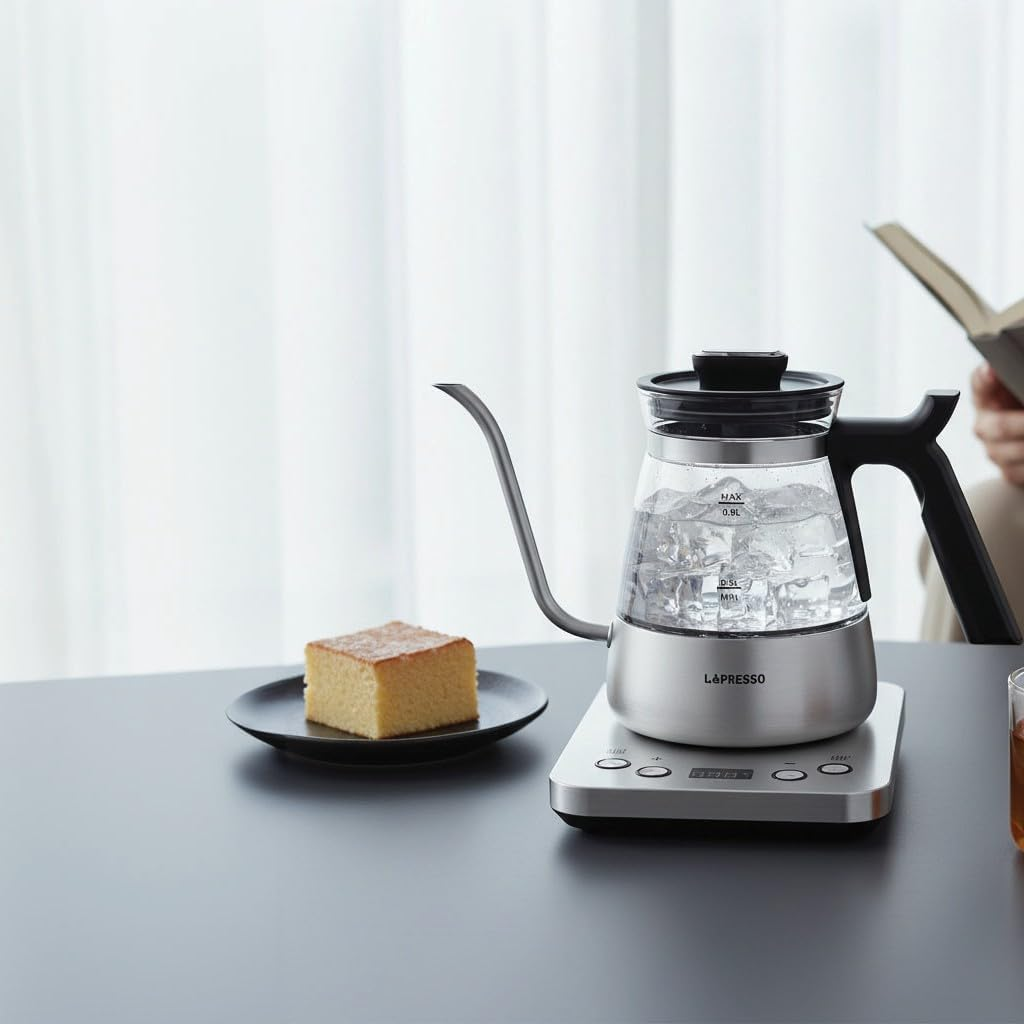 LePresso BrewWave Gooseneck Electric Kettle