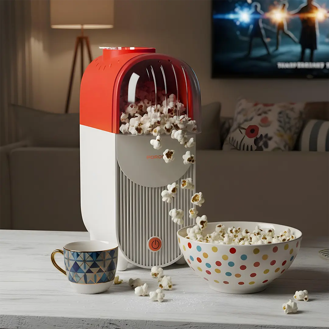 Porodo Lifestyle Popper Hot Air Popcorn Make
