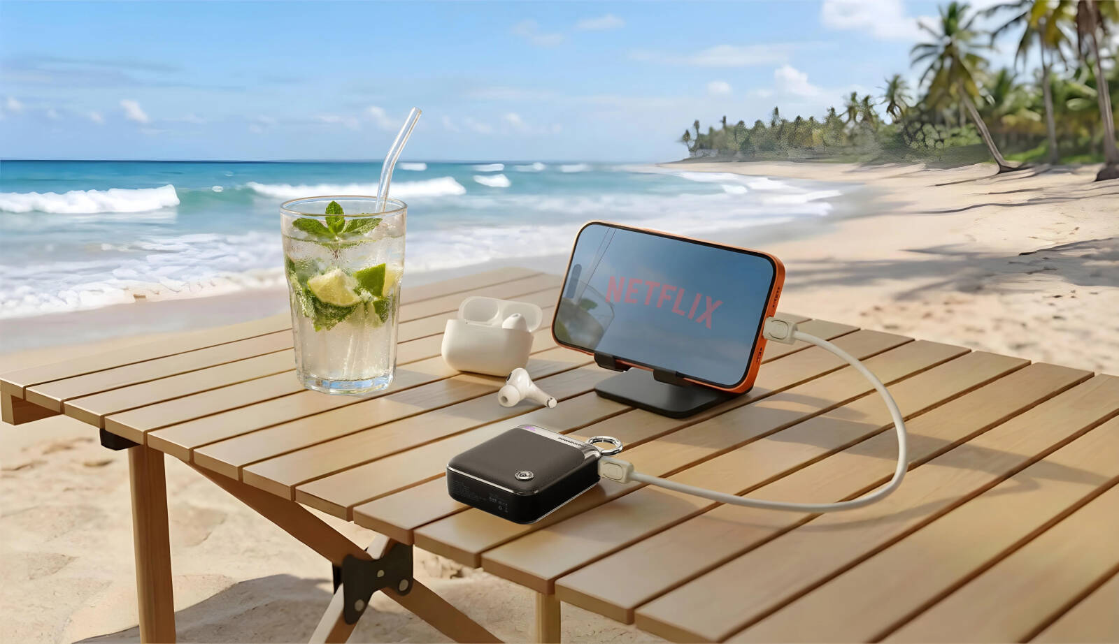 Powerology Legacy X1 10000mAh Power Bank with PD22.5W Type C & 20W Lightning C to C Cable