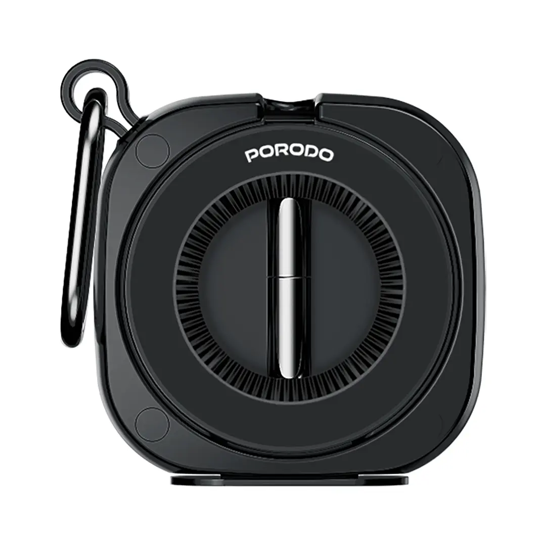 Porodo Loop Adjustable Travel Mount Magnetic Phone Holder - Black