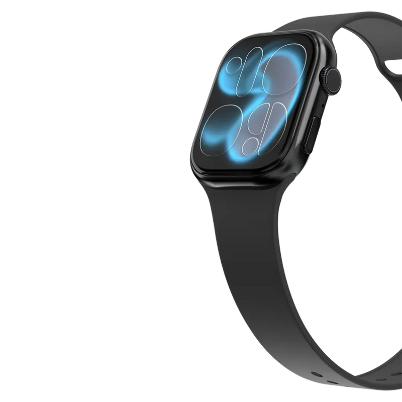 Porodo AeroFit Smartwatch Series 11 46mm with silicone Strap PDMAX11