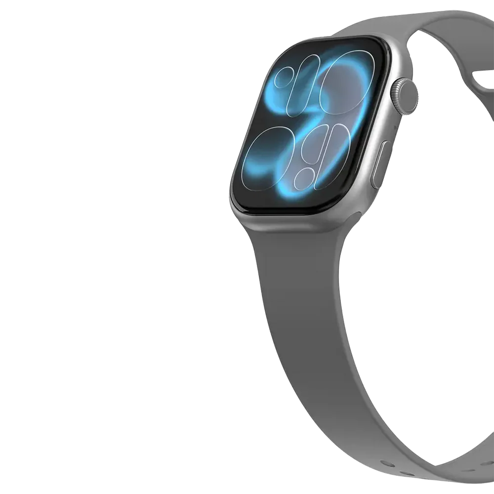 Porodo AeroFit Smartwatch Series 11 46mm with silicone Strap PDMAX11