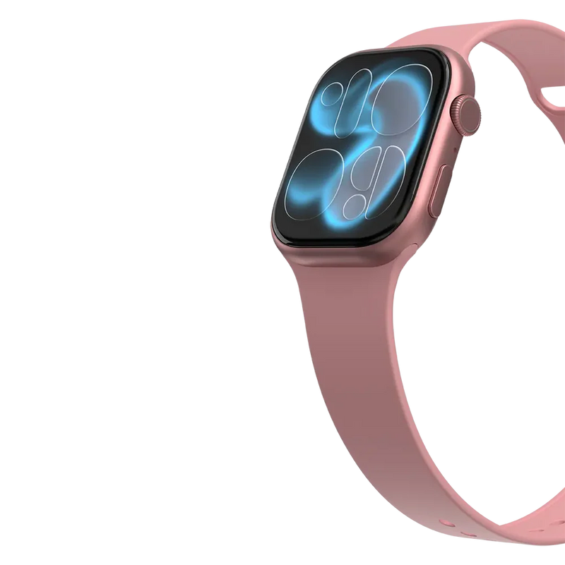 Porodo AeroFit Smartwatch Series 11 46mm with silicone Strap PDMAX11
