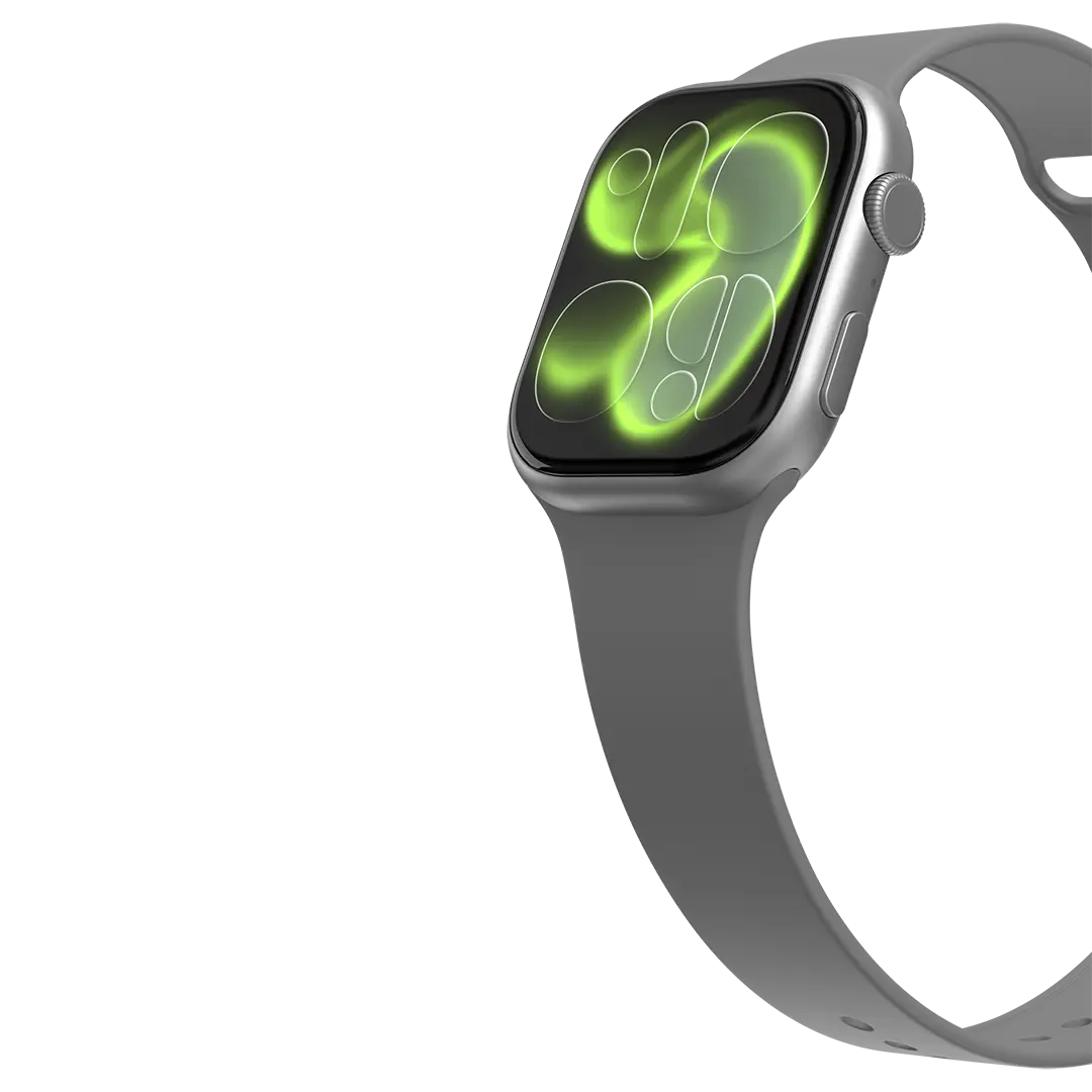 Porodo AeroFit II Smartwatch Series 11 Mini 41mm with silicone Strap PDS11