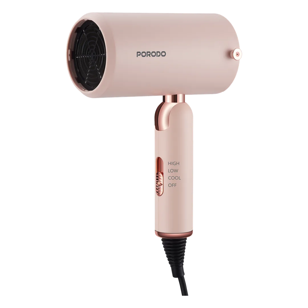 Porodo 2-in-1 Hair & Garment Dryer - Pink