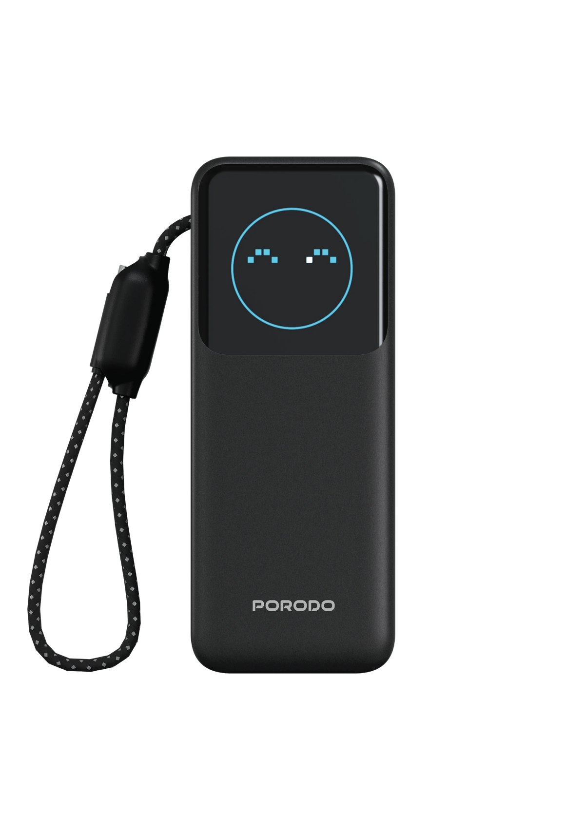 Porodo Polo 20000MAH 100w Powerbank With Type-C to c Cable - Black