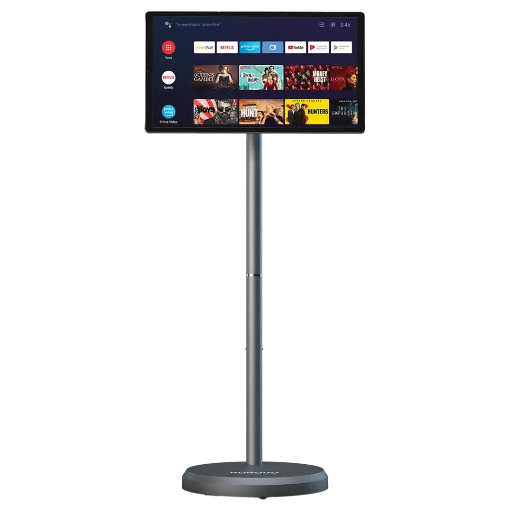 Porodo Surf 21.5 Inch Smart Screen With Stand Android 15 27000mah - Grey