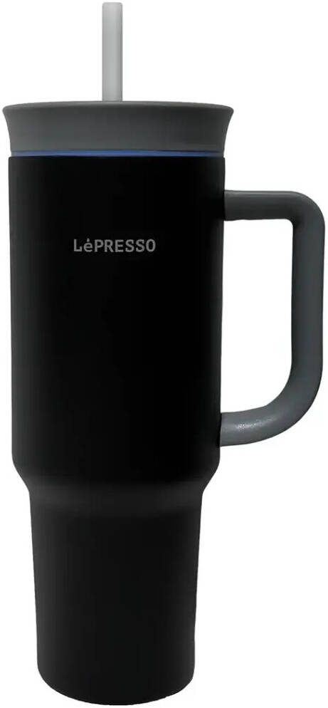 LePresso QuirkSip Insulated 1200ml Double Wall Vacuum Tumbler - Beige