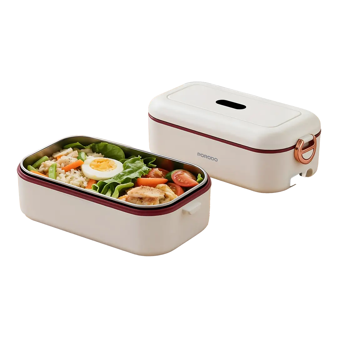 Porodo Lifestyle 45W Dual Mode Electric Lunch Box- White