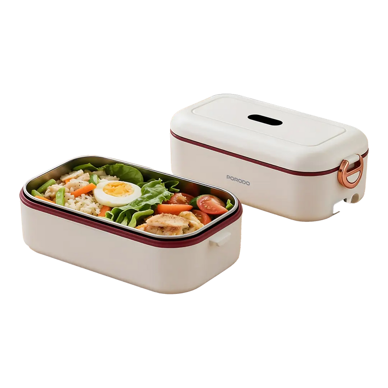 Porodo Lifestyle 45W Dual Mode Electric Lunch Box- White