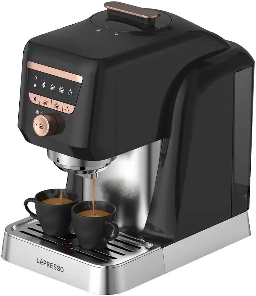 LePresso KaveMystique Automatic Turkish Coffee Maker with Self-Cleaning Function - Black