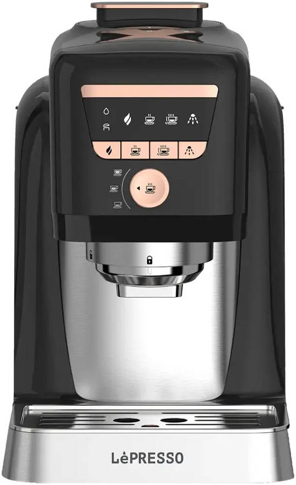 LePresso KaveMystique Automatic Turkish Coffee Maker with Self-Cleaning Function - Black