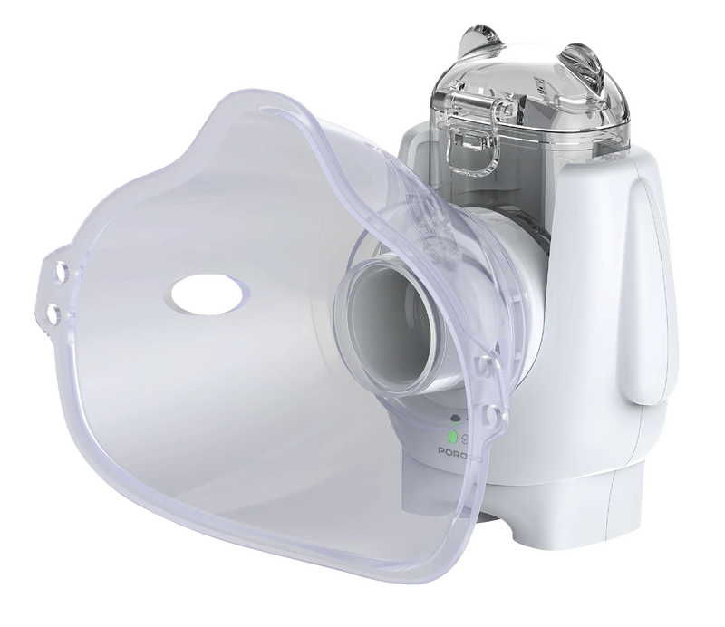 Porodo Portable Mini Nebulizer for kids and adults - White