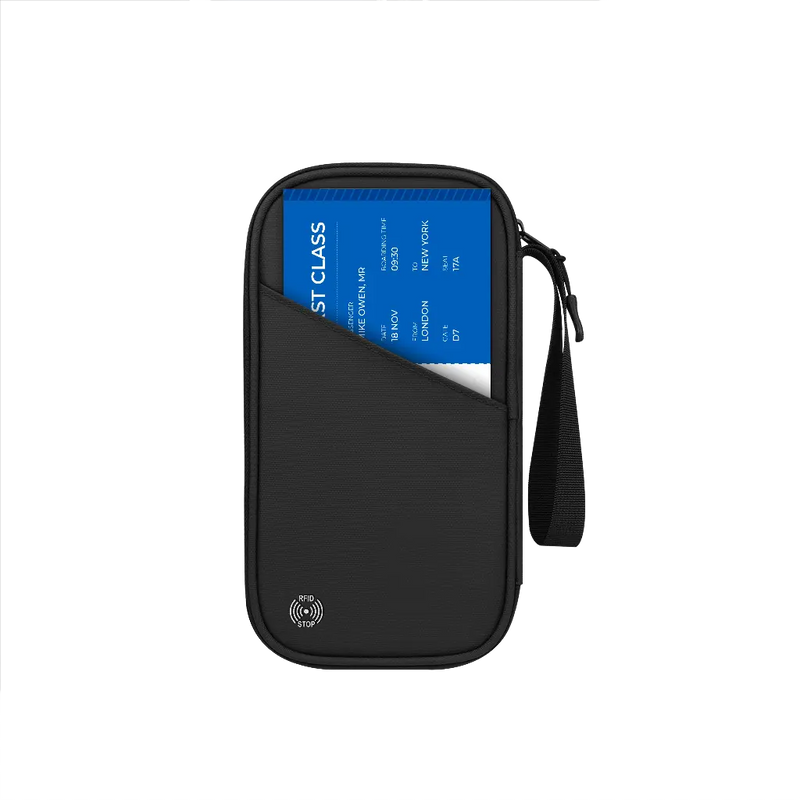 Porodo Lifestyle Milano Passport Holder - Black