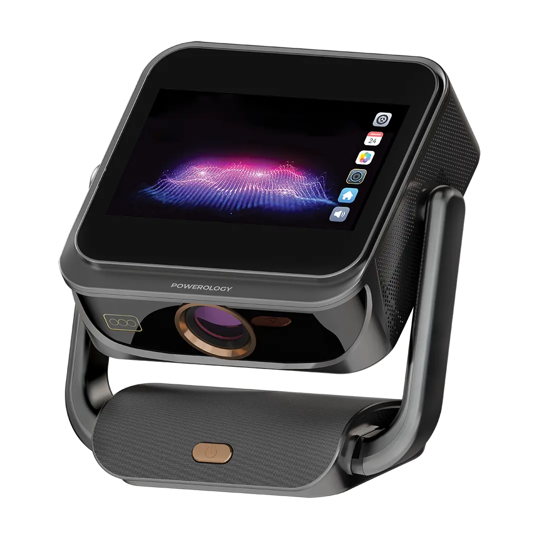 Powerology pharos Projector With Tablet Screen 500 Lumens - Gray