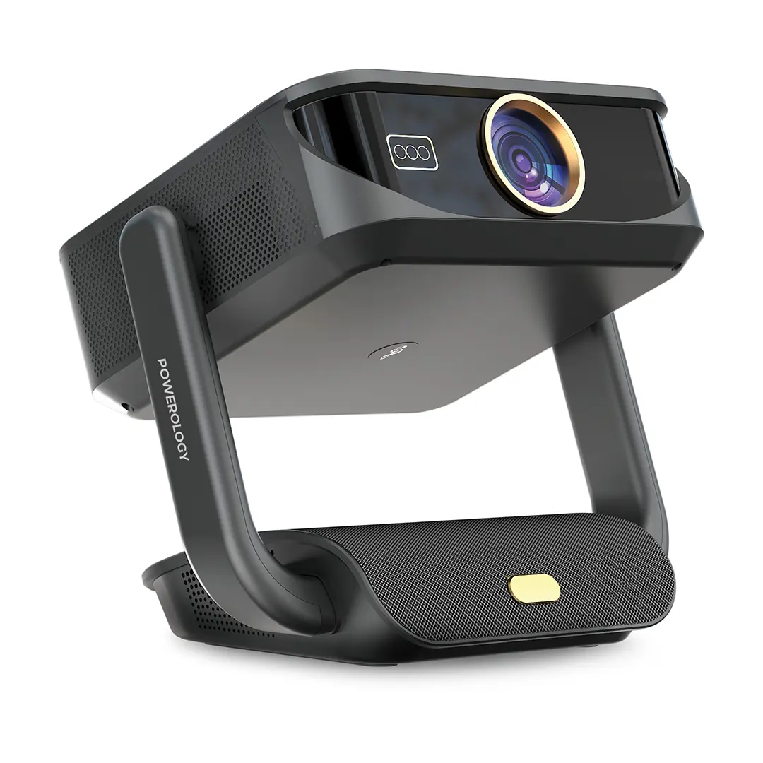 Powerology pharos Projector With Tablet Screen 500 Lumens - Gray