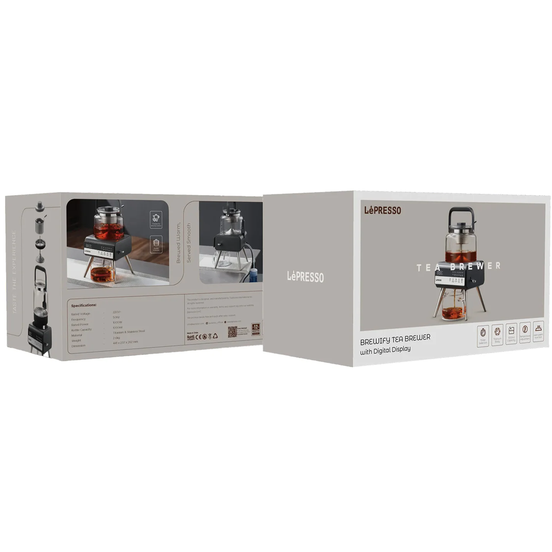 LePresso Brewify Tea and Coffee Brewer with Digital Display