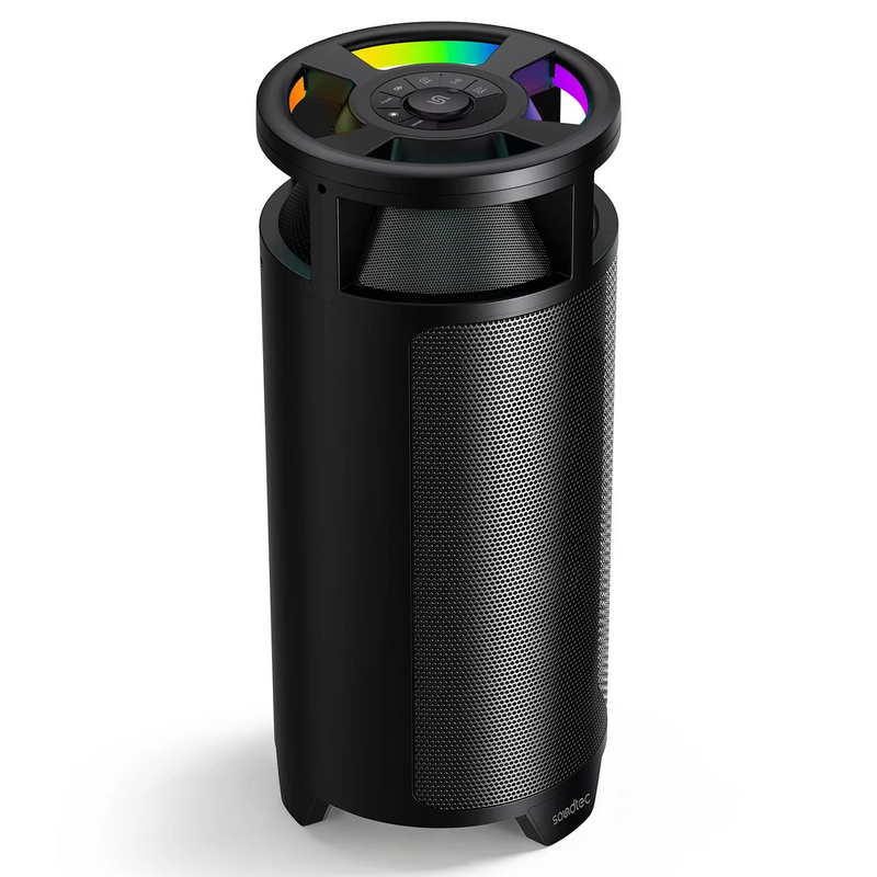 Porodo soundtec 120W R.M.S & 480W Max Party Speaker with 7000mAh Battery - Black