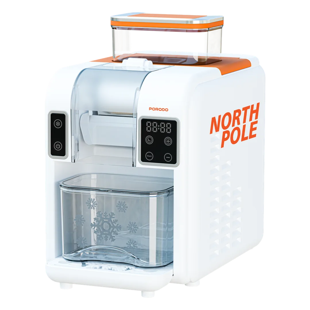 Porodo Lifestyle Ice smoothie machine- White & Orange