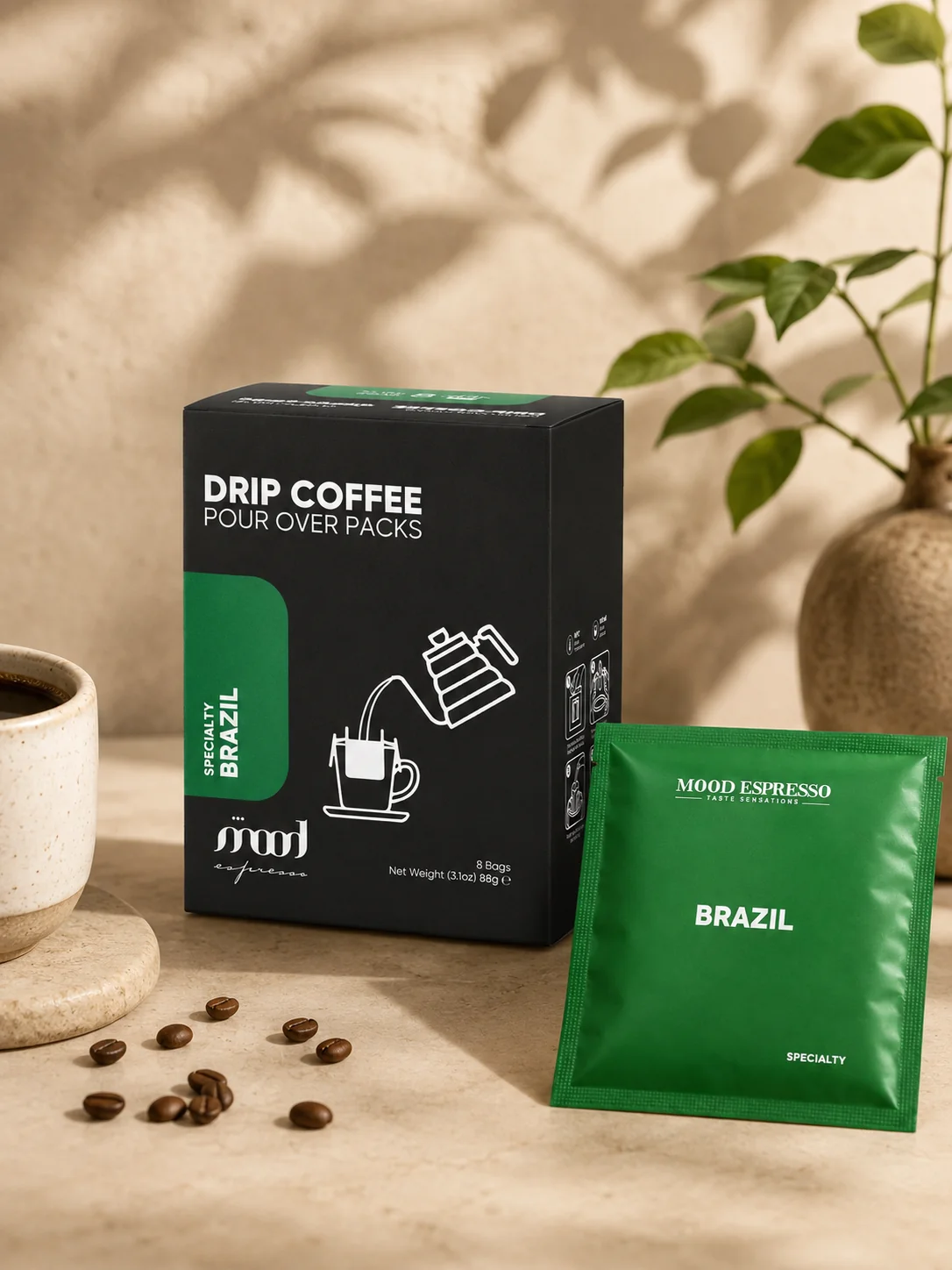 LePresso Brazil Speciality Drip Coffee (Pour Over Packs)