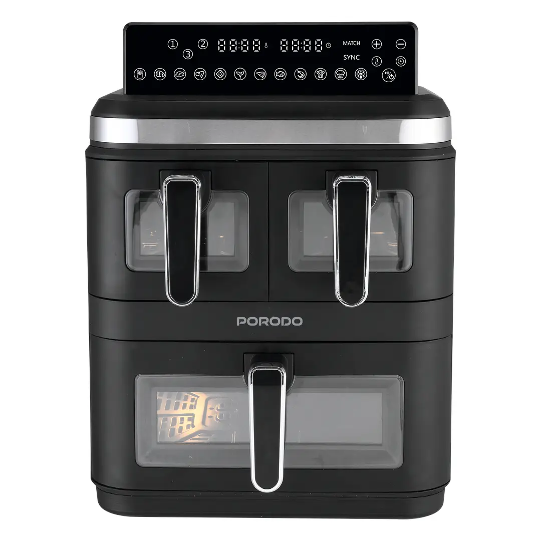 Porodo Lifestyle 3 Stack Air fryer - Black