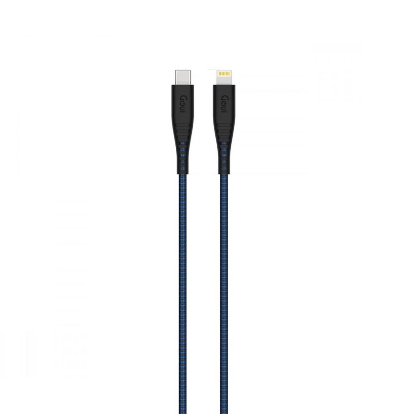 GOUI Flex Lightning to USB-C Cable 1.5M Extra Flexible – Blue