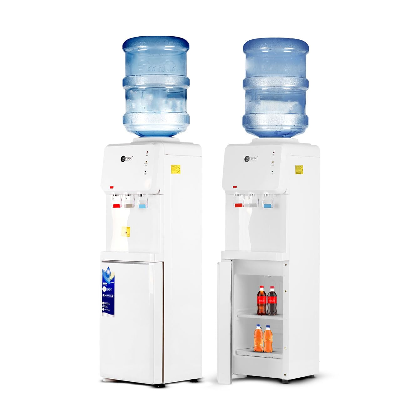 AFRA HOT & COLD WATER DISPENSER 5 LITRE TOP LOAD FULL WHITE