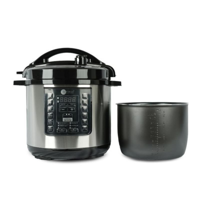 AFRA Electric Pressure Cooker12 In 1 Multifunction, 10L Capacity 1400W Silver Stainless SteelRohs AF-1035PCSS