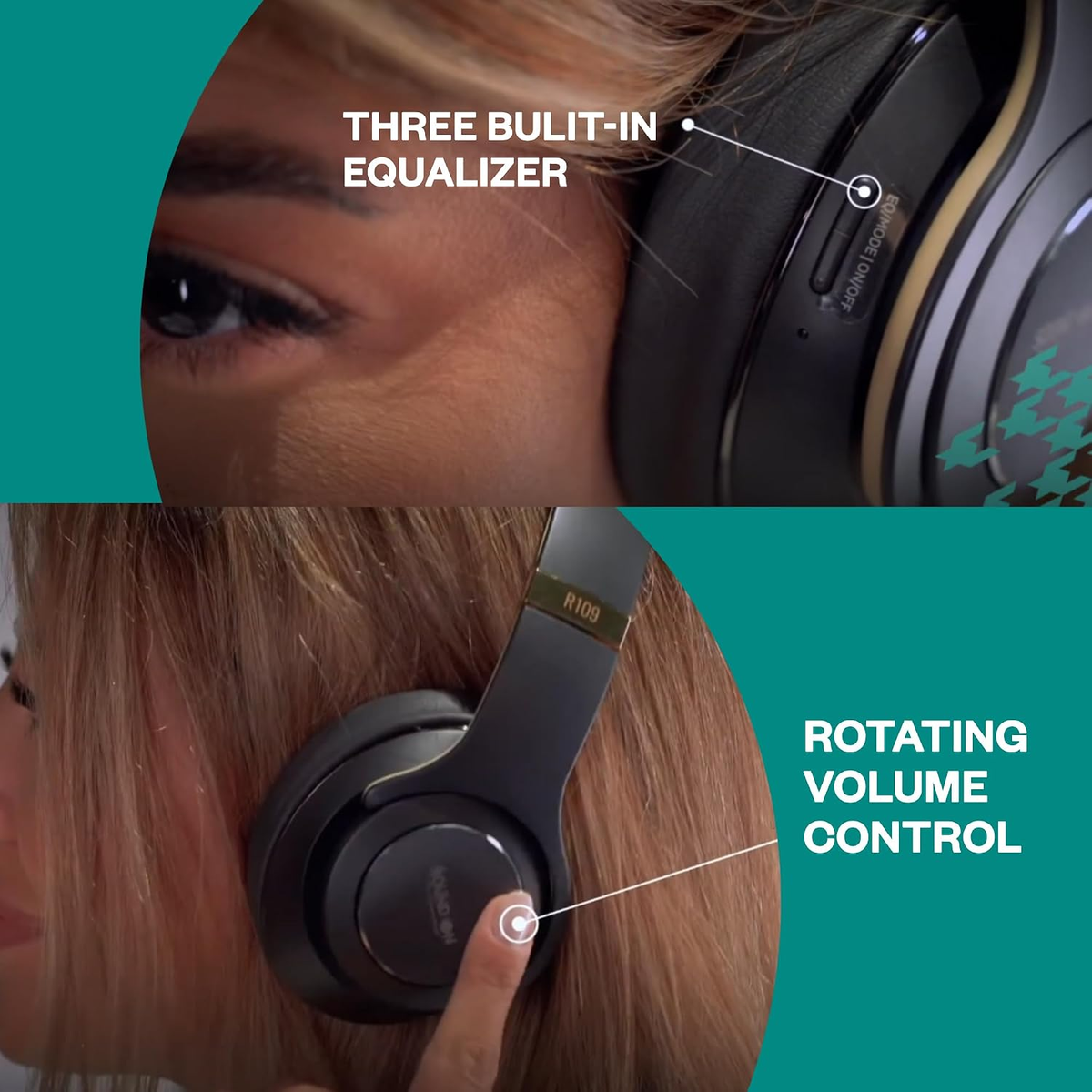 SOUND ON' Wireless/Wired Headphone & SPEAKER R109 IVORY GREY