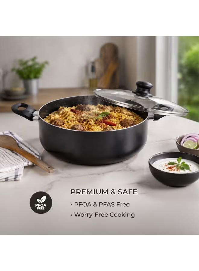 COOKLINE PRESSED ALUMINUM NONSTICK CASSEROLE  26 CM CL-1026PC